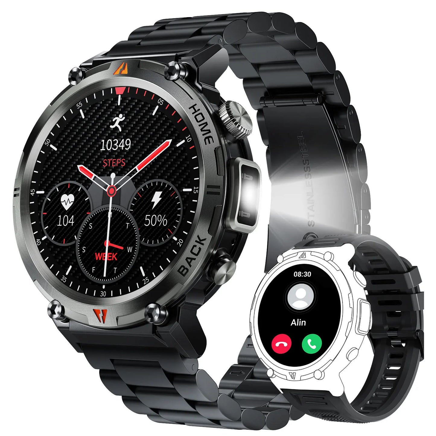 New KE3 Bluetooth Smart Watch Men Full