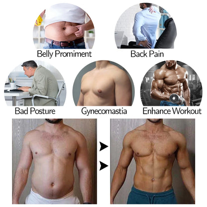 Men Waist Trainer Vest Corset Shaper