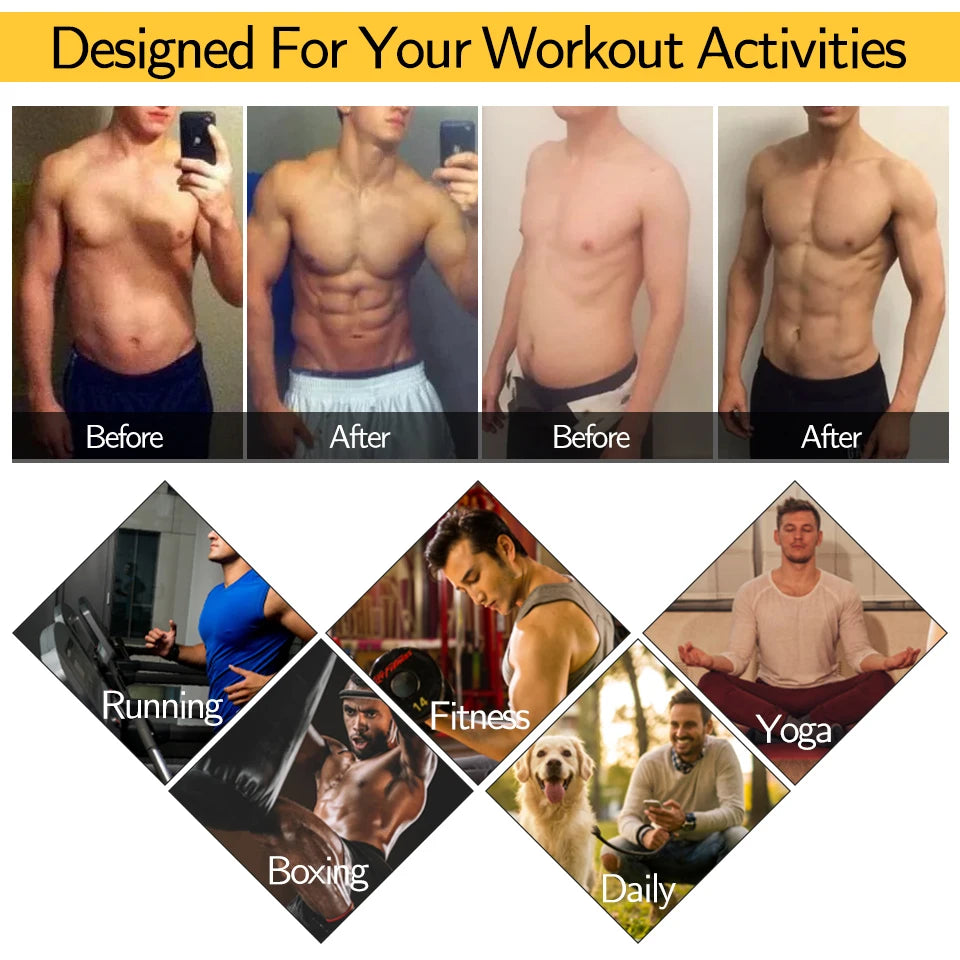 Men Waist Trainer Vest Corset Shaper