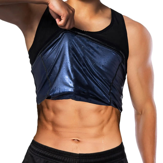 Men Sweat Workout Tank Top Shaper