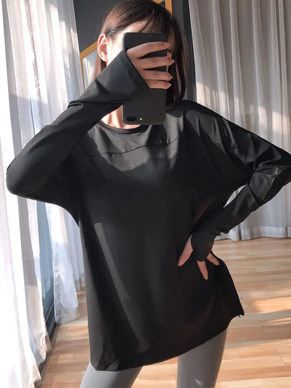 Long Sleeve Sports Top Women shirt