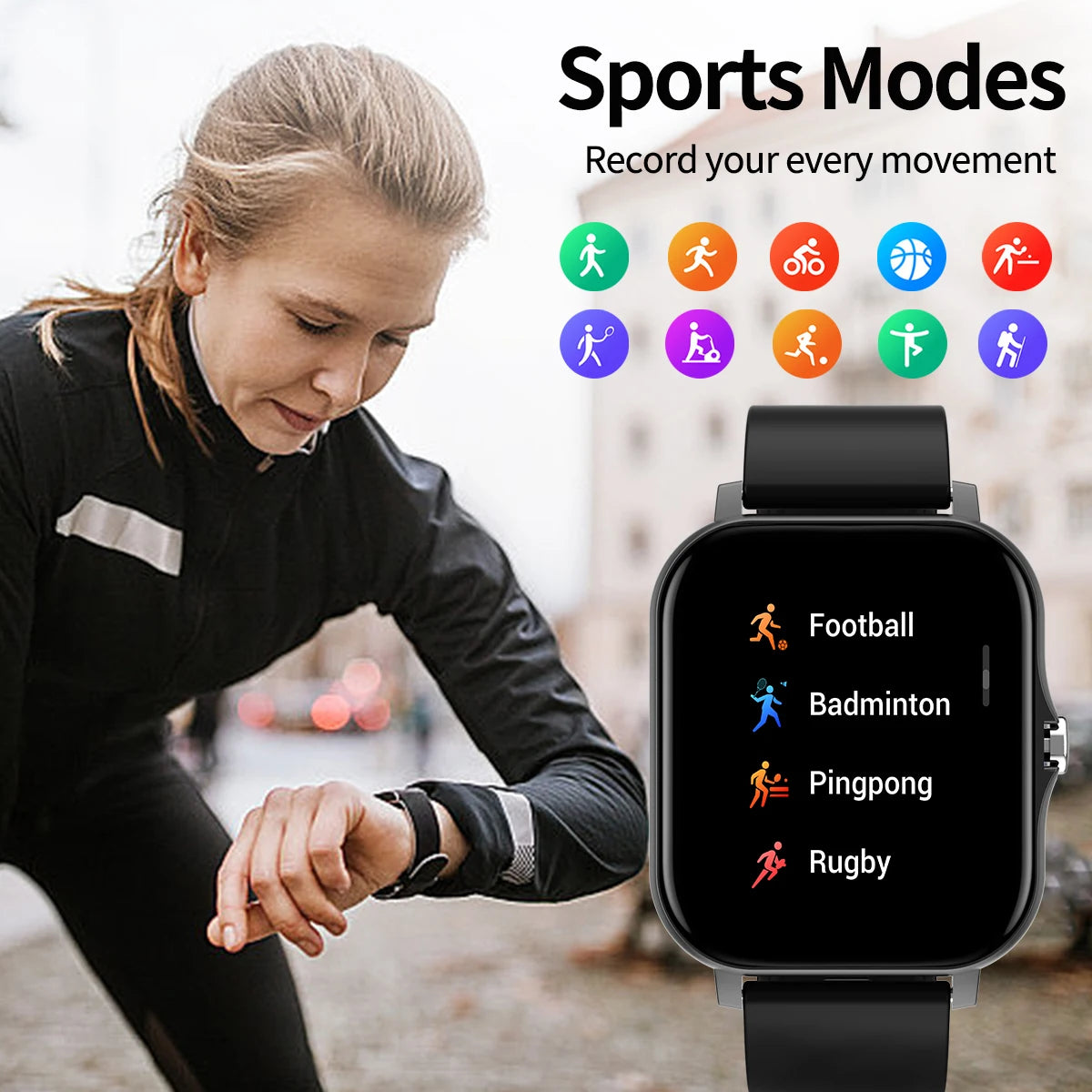 Outdoor sports smartwatch, wireless calling