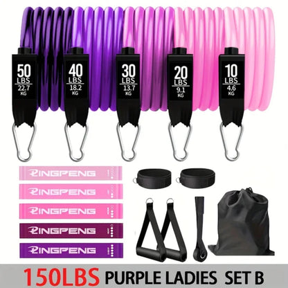 16Pcs Resistance Bands Set  Women
