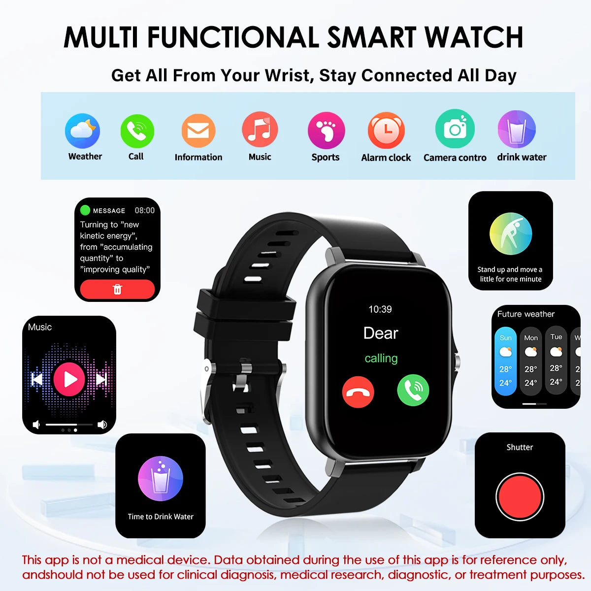 Bluetooth Call Smartwatch for Android
