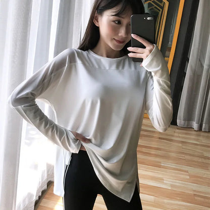 Long Sleeve Sports Top Women shirt