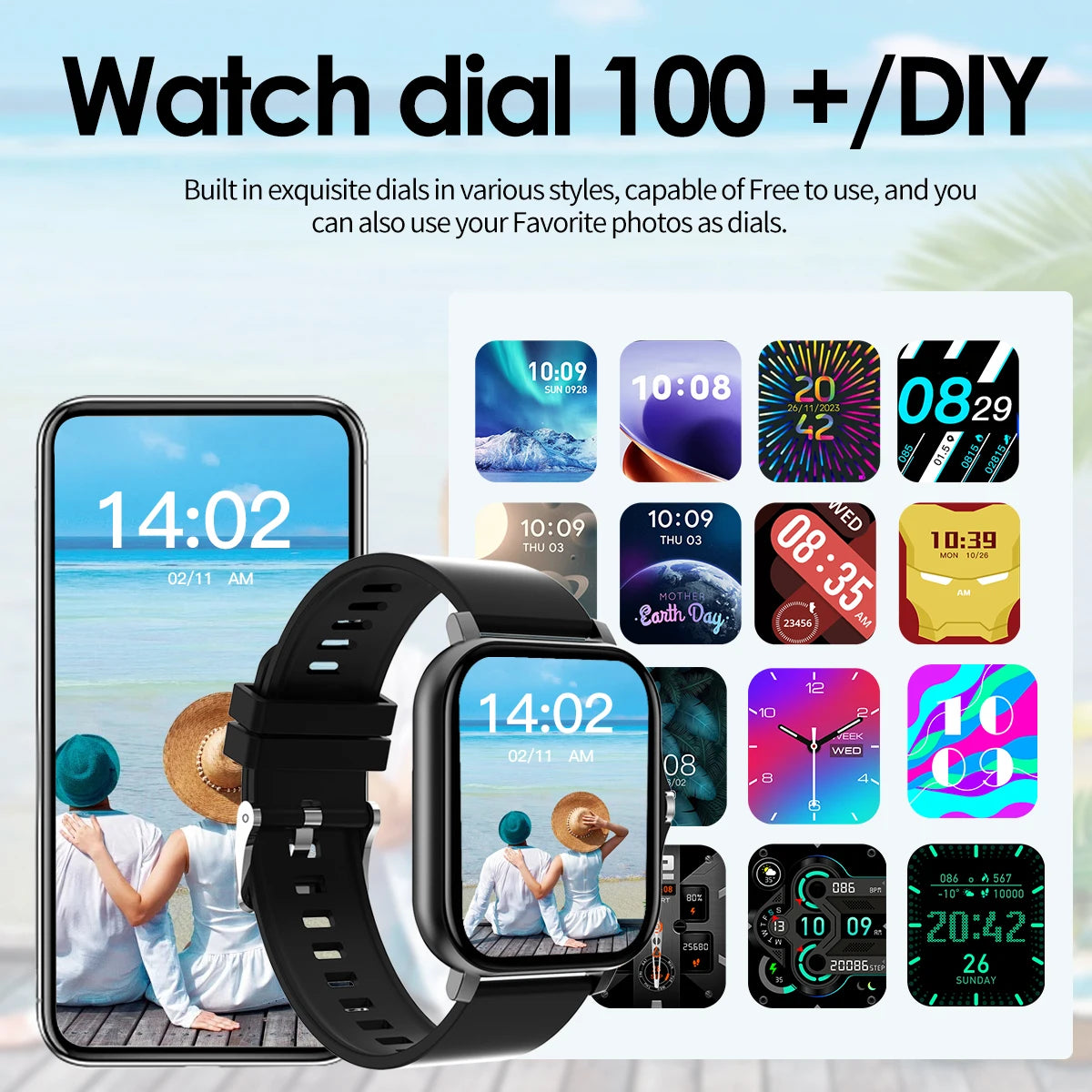 Bluetooth Call Smartwatch for Android