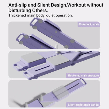 2-in-1 Abs & Ski Board - Portable Trainer