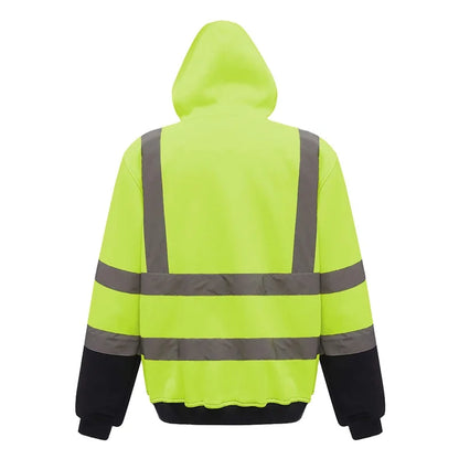 Men s Winter Reflective Hoodie Sweatshirts