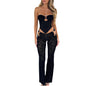 Lace Mesh 2Pcs Outfits Streetwear