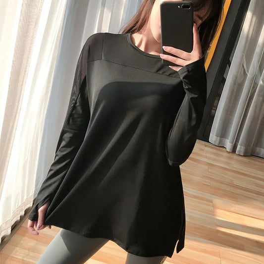 Long Sleeve Sports Top Women shirt