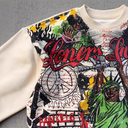 Streetwear T Shirt Large Graphic Print Design