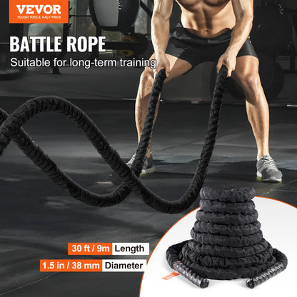VEVOR Battle Rope Polyester Exercise Rope