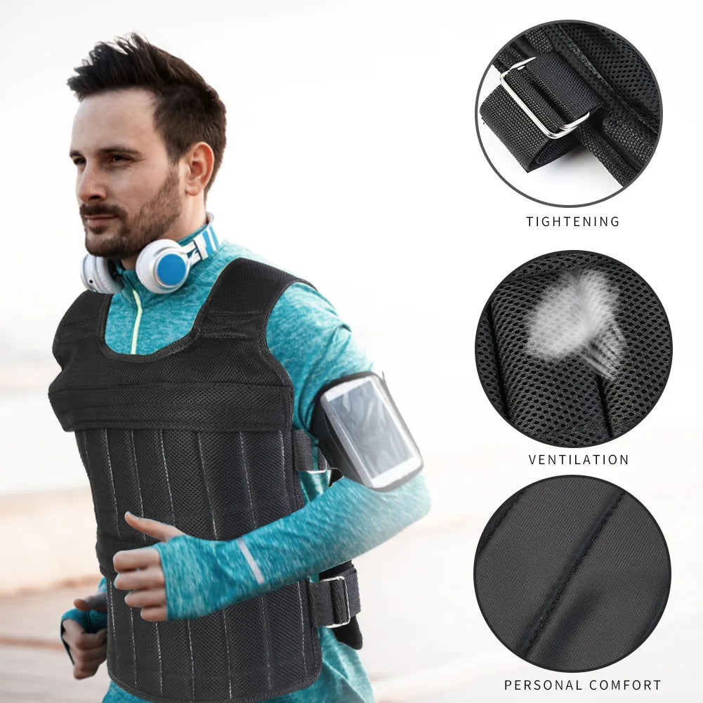 3/15/20/35/50kg Loading Weight Vest Jackets