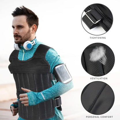 3/15/20/35/50kg Loading Weight Vest Jackets