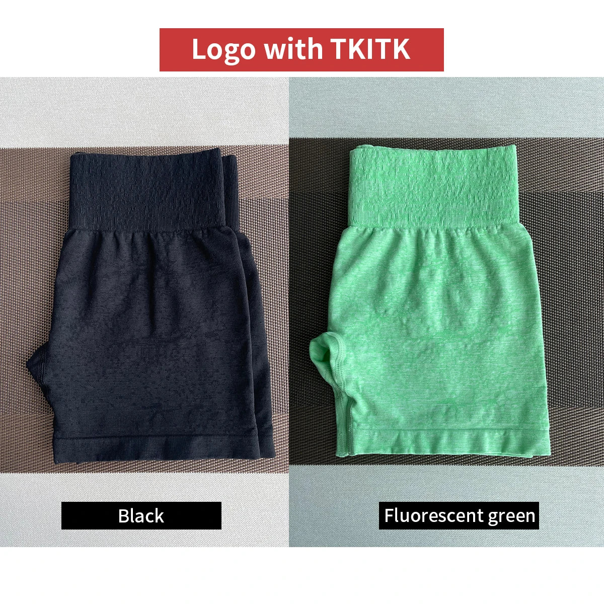 2Pcs Seamless Shorts