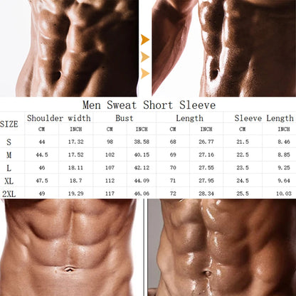 Pop Closets Sauna Shirt for Men