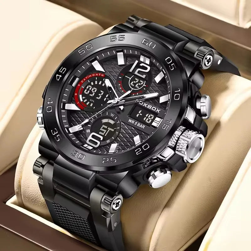 Luxury LED Display Men Wristwatches