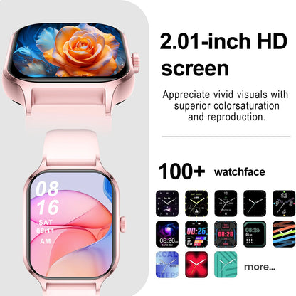 2025 Smart Watch, Wireless Dialing, Multiple Sport Modes, Various App Notifications, Perfect Gift for Holidays, iPhone/Android