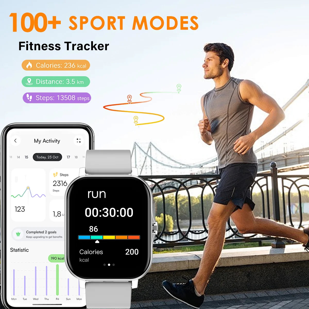 Bluetooth Call Smartwatch for Android