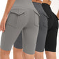 3pcs Women's High-waisted Gym Shorts