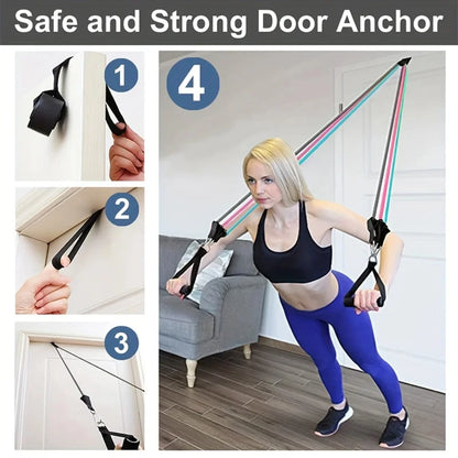 16Pcs Resistance Bands Set  Women