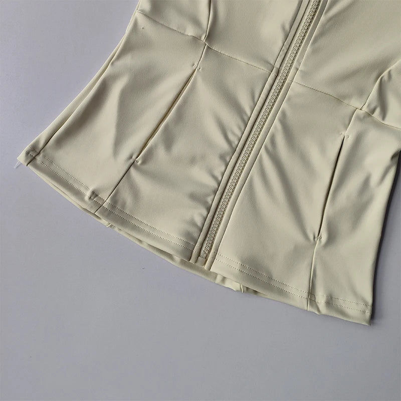 Women Sports Jacket Zip Fitness
