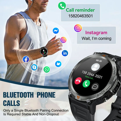 New KE3 Bluetooth Smart Watch Men Full