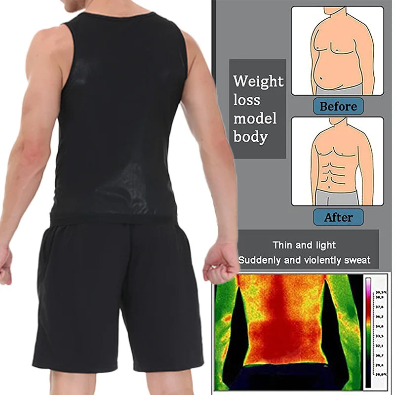Pop Closets Sauna Shirt for Men