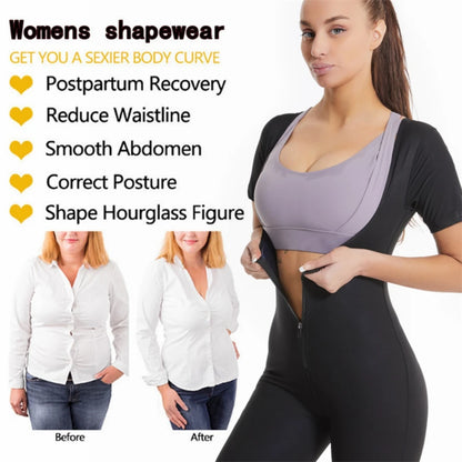 3-in-1 Zipper Body Shaping Sauna Suit