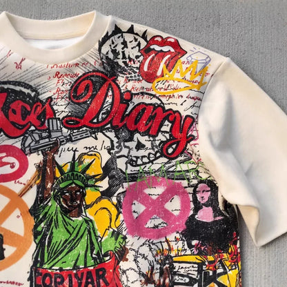 Streetwear T Shirt Large Graphic Print Design