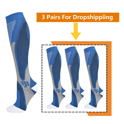 3 Pairs Compression Socks