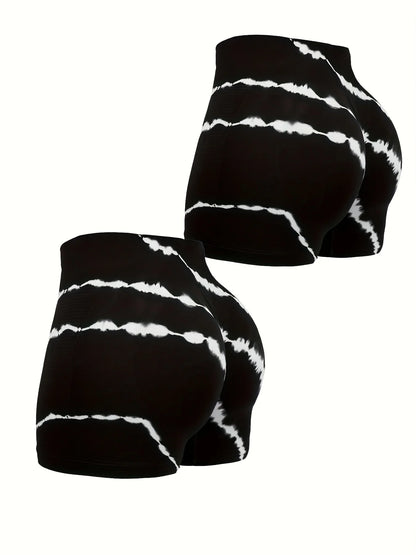 2pcs Women's High-Waisted Tummy Control
