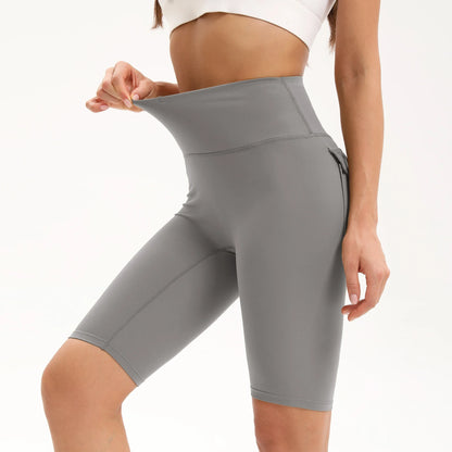 3pcs Women's High-waisted Gym Shorts