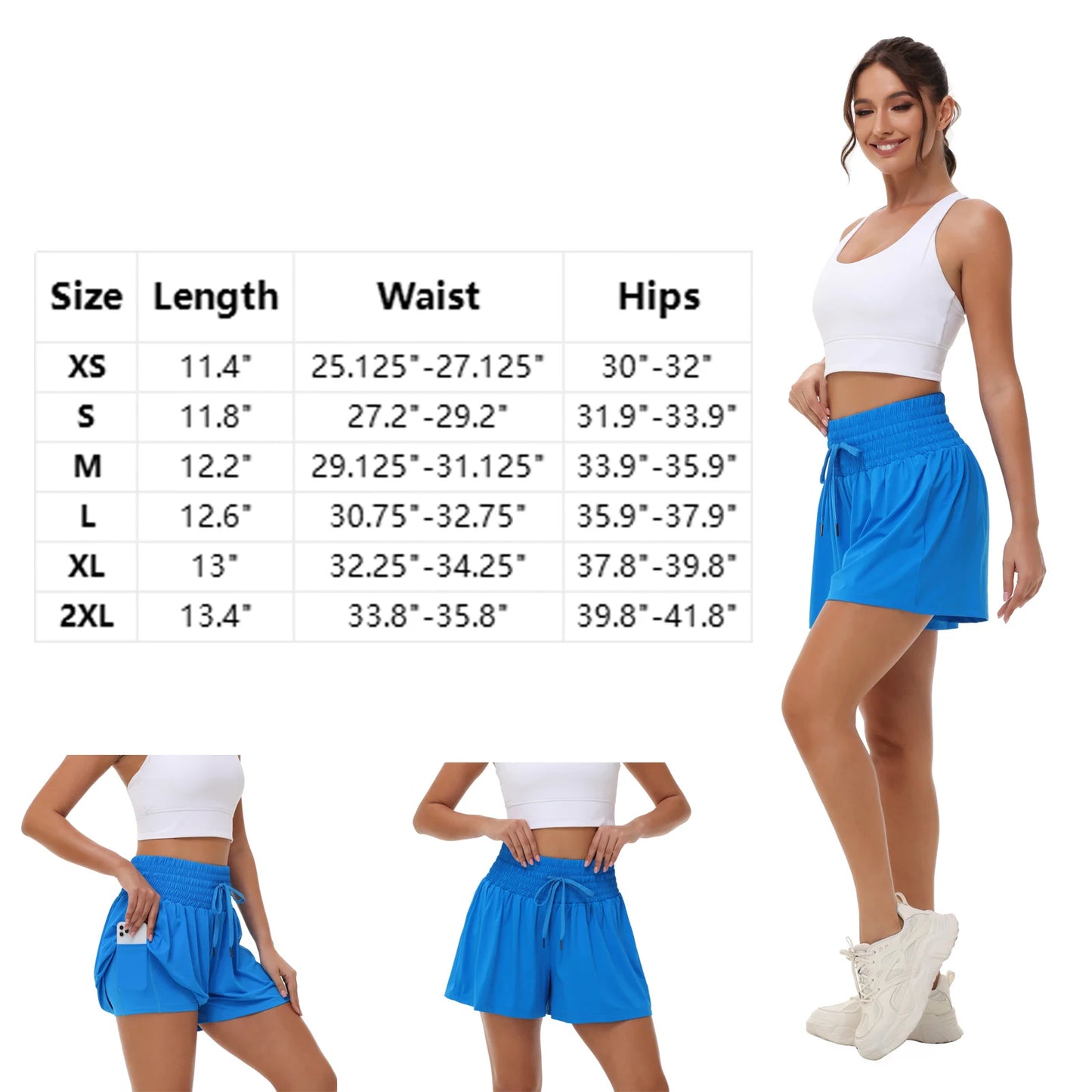 Women's High Waist Running Shorts