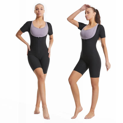 3-in-1 Zipper Body Shaping Sauna Suit