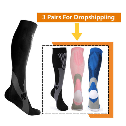 3 Pairs Compression Socks