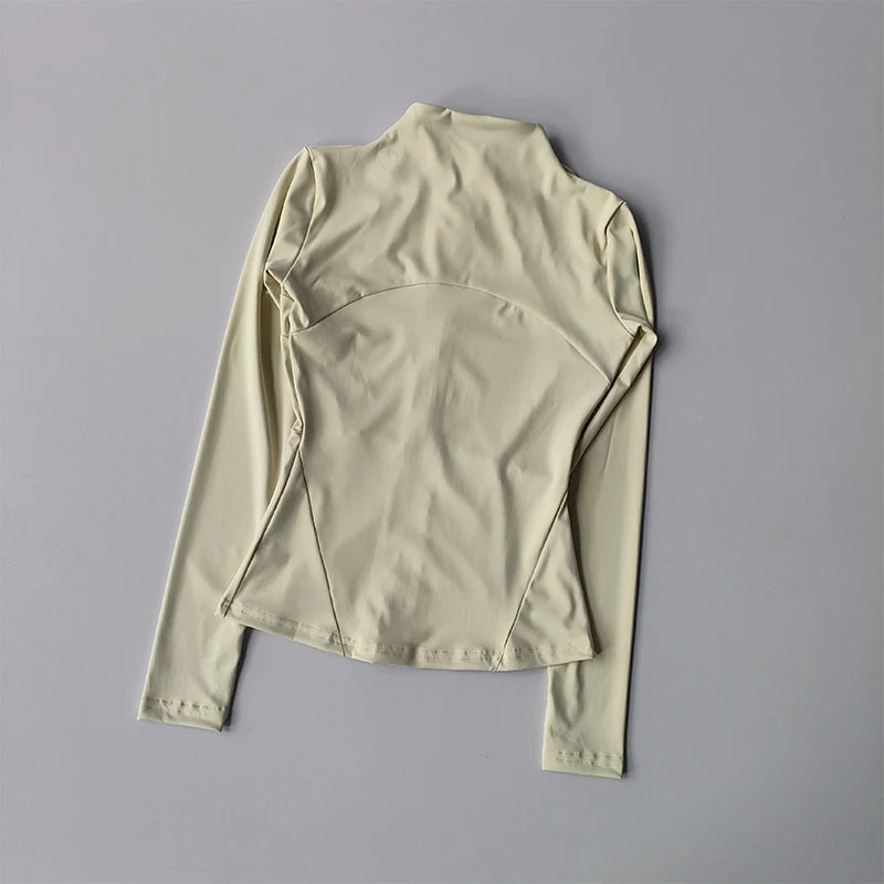 Women Sports Jacket Zip Fitness