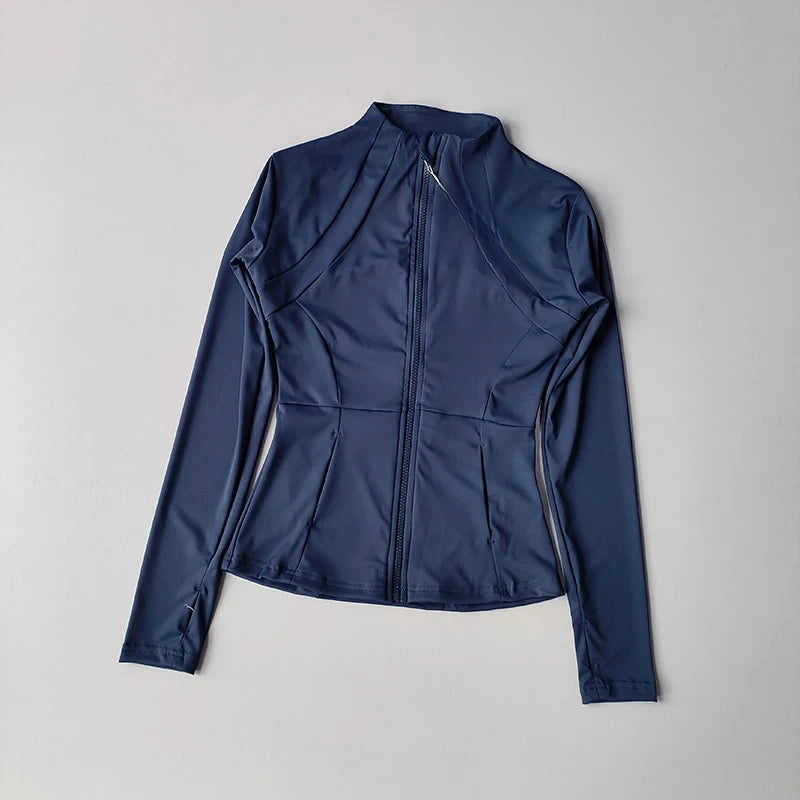 Women Sports Jacket Zip Fitness