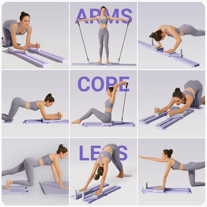 2-in-1 Abs & Ski Board - Portable Trainer