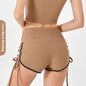 Women's Thin Drawstring Sports Yoga Shorts