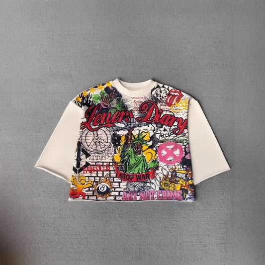 Streetwear T Shirt Large Graphic Print Design