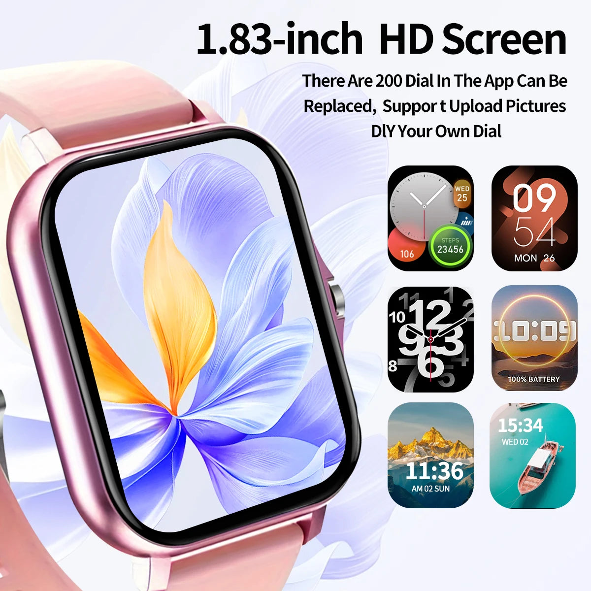 Outdoor sports smartwatch, wireless calling