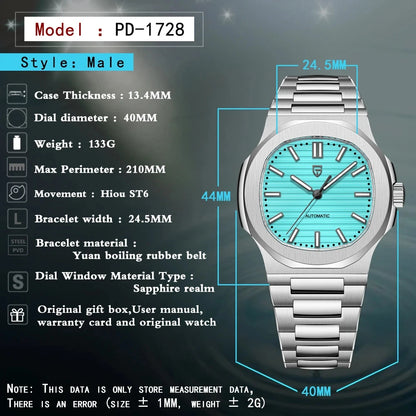 40MM Men's Watches Luxury Automatic Watch