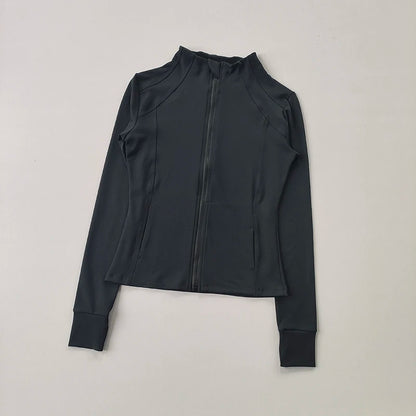 Women Sports Jacket Zip Fitness
